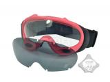 FMA OK ski goggles  black and white lenses PINK  TB958-PK